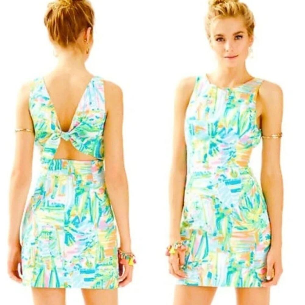 Lilly‎ Pulitzer Courtney Shift in Sea Salt and Sun dress 00